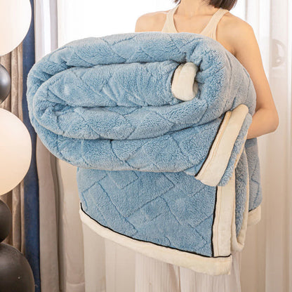 Soft Fleece Solid Color Throw Blanket