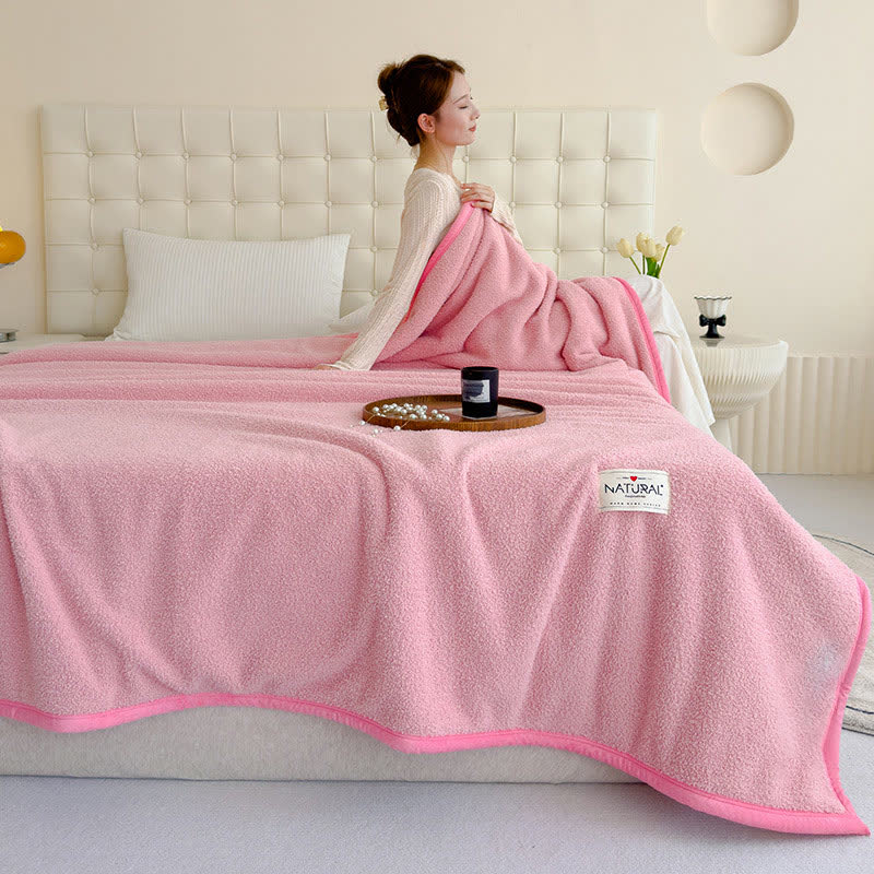 Double-sided Fleece Warm Throw Blanket