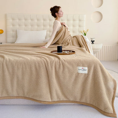 Double-sided Fleece Warm Throw Blanket