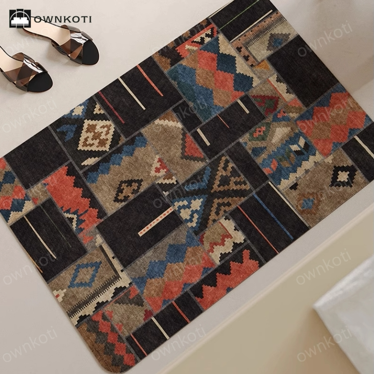 Luxurious Geometric Anti-slip Soft Bath Mat