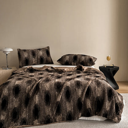 Soft Velvet Vintage Sofa Throw Blanket - image 1