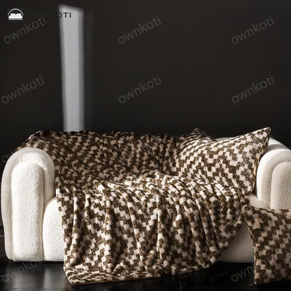 Modern Warm Soft Sofa Throw Blanket