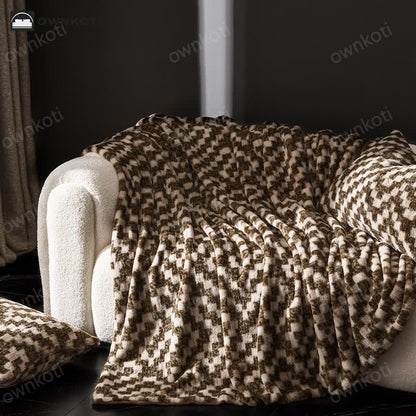 Modern Warm Soft Sofa Throw Blanket