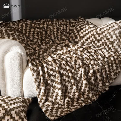 Modern Warm Soft Sofa Throw Blanket