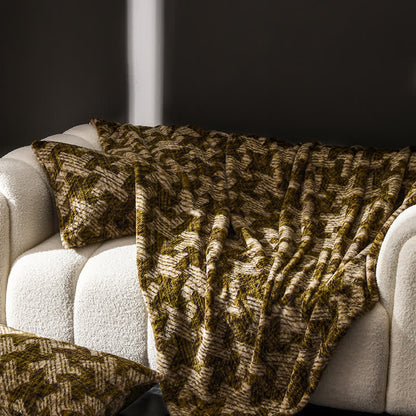 Velvet Windmill Sofa Throw Blanket