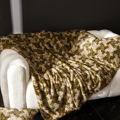 Velvet Windmill Sofa Throw Blanket