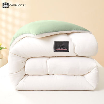 Solid Color Breathable Quilted Comforter