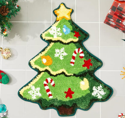 Christmas Tree Home Decor Anti-slip Rug