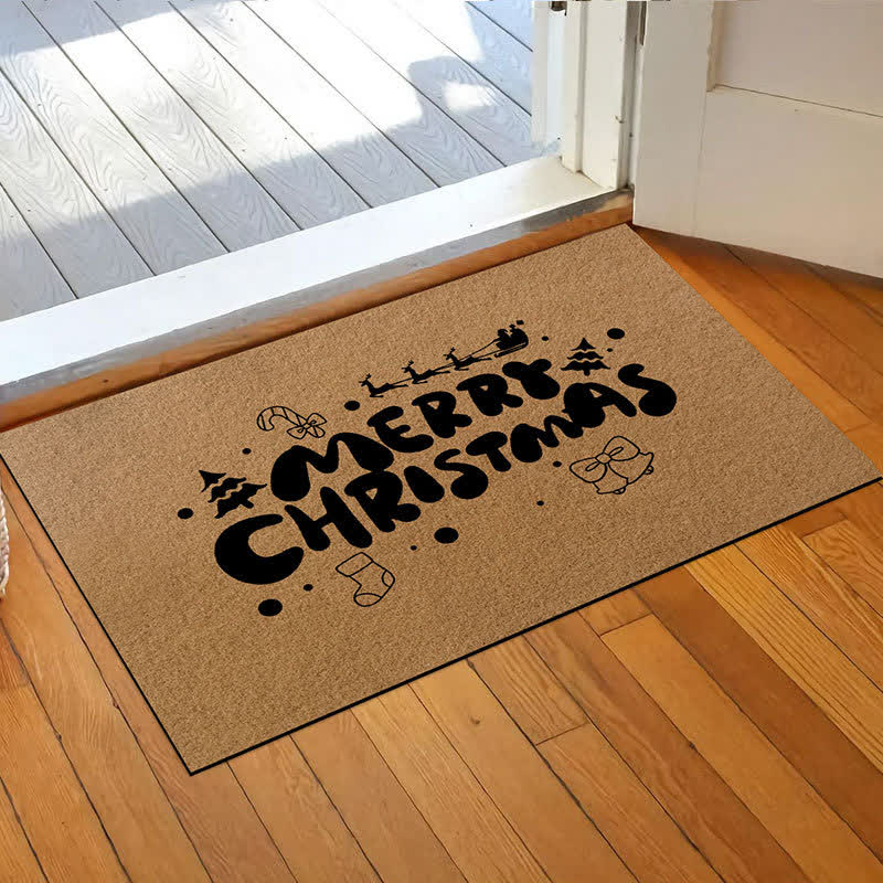 Christmas Motif Home Decor Anti-slip Rug