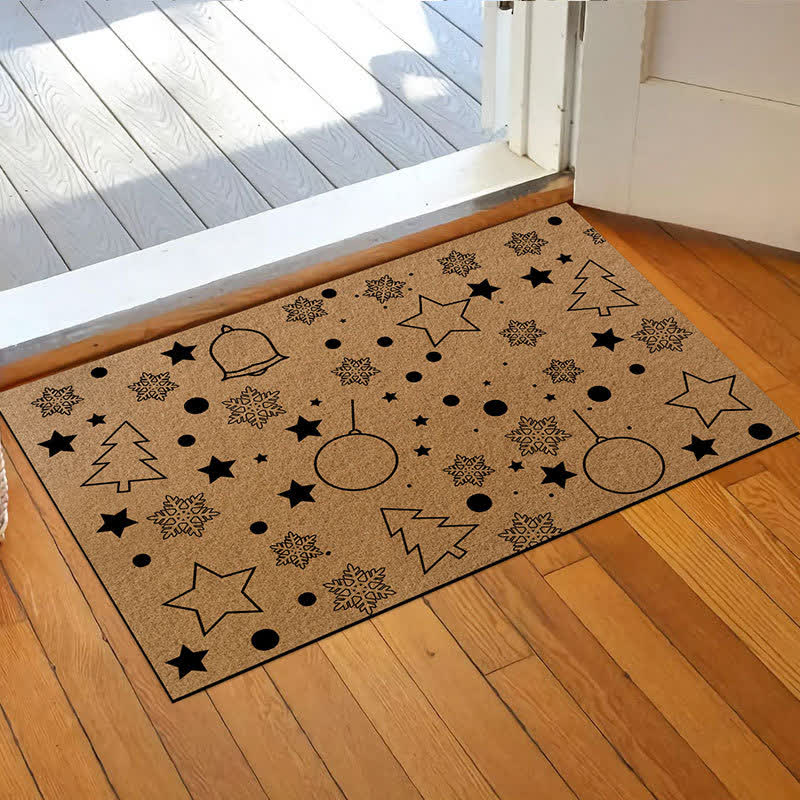 Christmas Motif Home Decor Anti-slip Rug