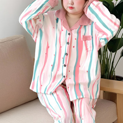 Girly Plus Size Soft Comfy Nightwear Set