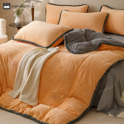 Warm Fleece Duvet Cover Comforter