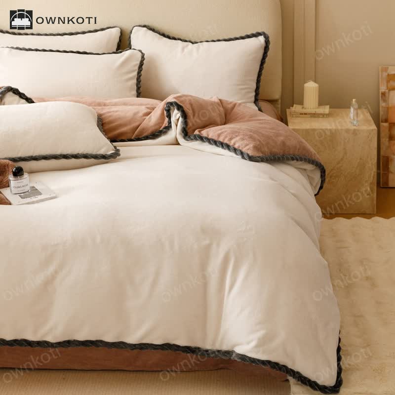 Warm Fleece Duvet Cover Comforter