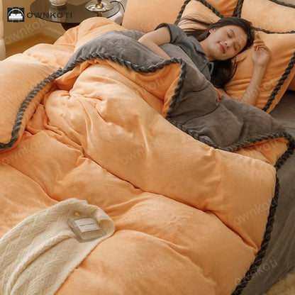 Warm Fleece Duvet Cover Comforter