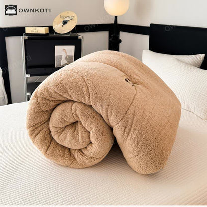 Warm Double-sided Sherpa with Comforter