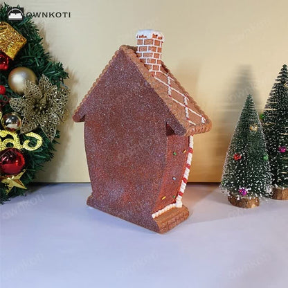 Christmas Glowing Gingerbread House Ornament