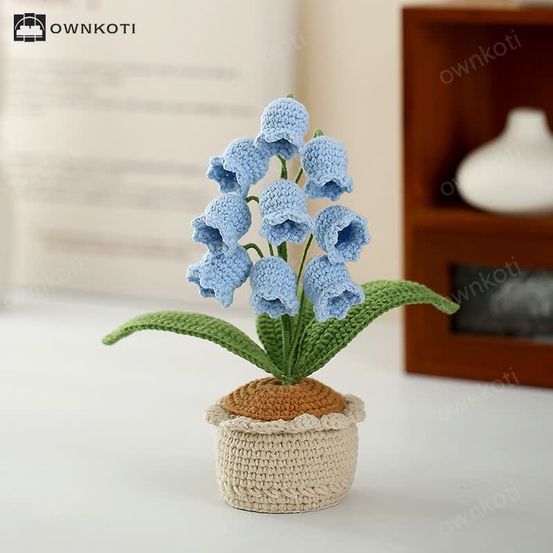 Woven Lily Of The Valley Potted Ornament