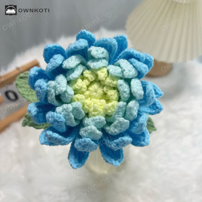 Hand-woven Dahlia Bouquet Ornament