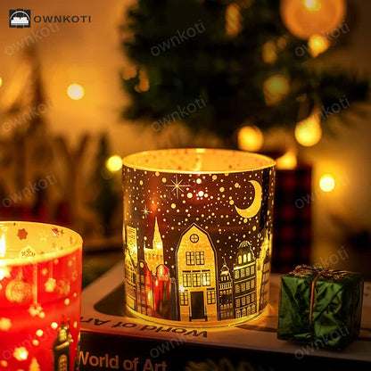 Creative Glowing Christmas Aromatherapy Candle Gift