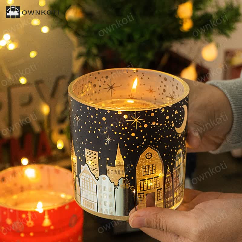 Creative Glowing Christmas Aromatherapy Candle Gift