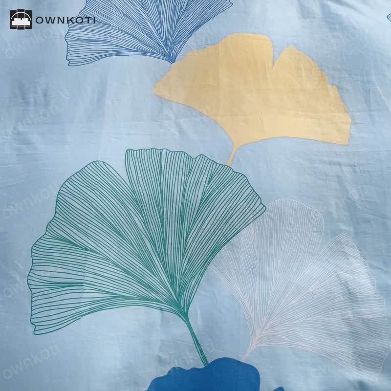 Refresh Ginkgo Leaf Soft Bedding Set(4PCS)