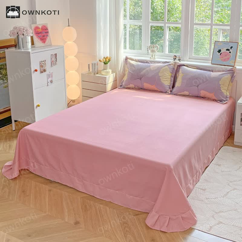 Ginkgo Leaf  Warm Brushed Cotton Bedding Set(4PCS)