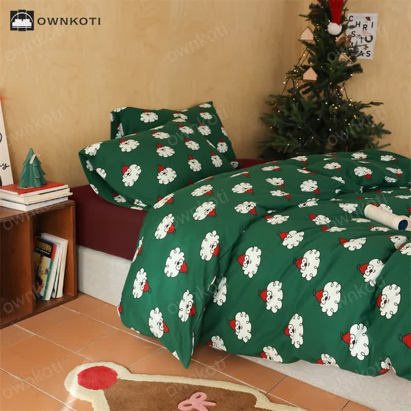 Christmas Pure Cotton Soft Bedding Set(4PCS)