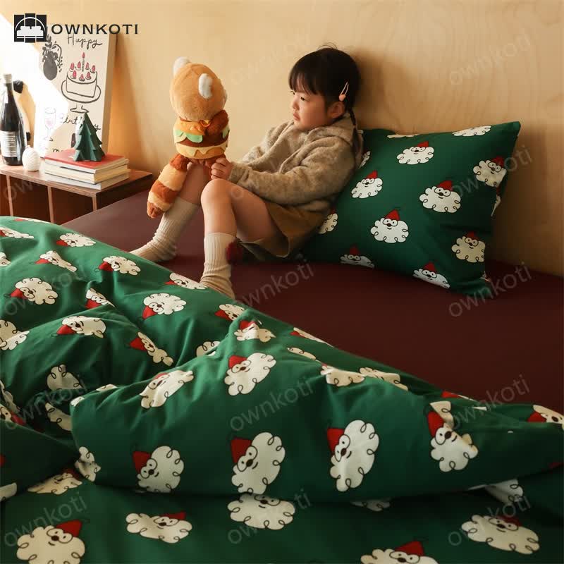 Christmas Pure Cotton Soft Bedding Set(4PCS)