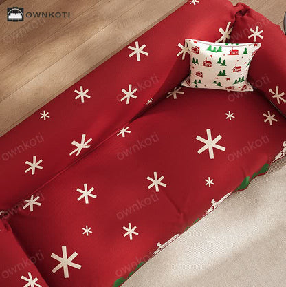 Christmas Festive Soft Anti-slip Sofa Cover