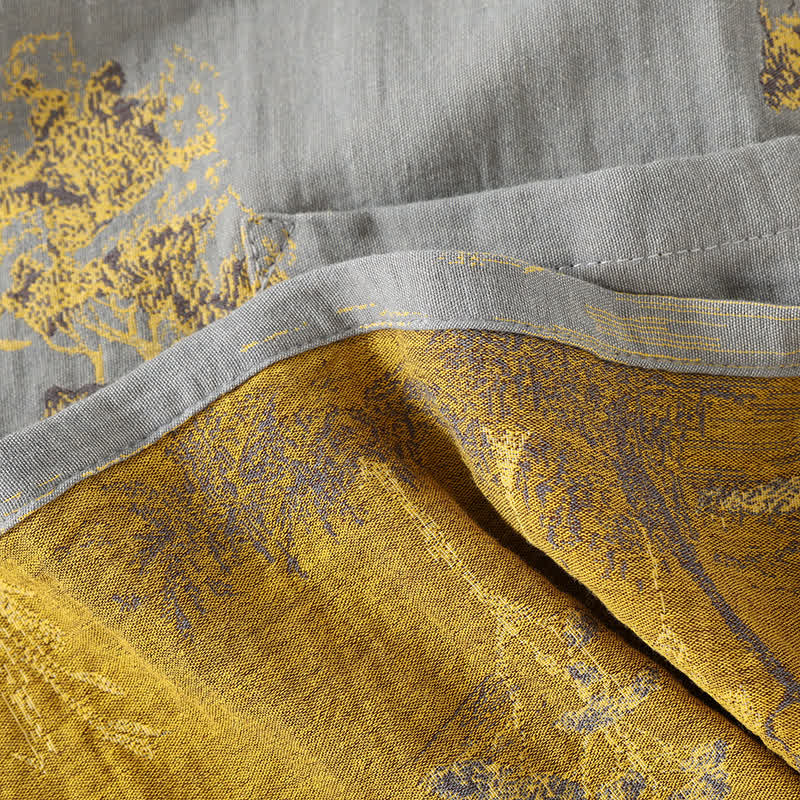 Ownkoti Neutral Landscape Kimono Cotton Pajama Set - image 8