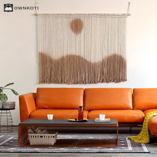 Simple Bohemian Tassel Wall Tapestry