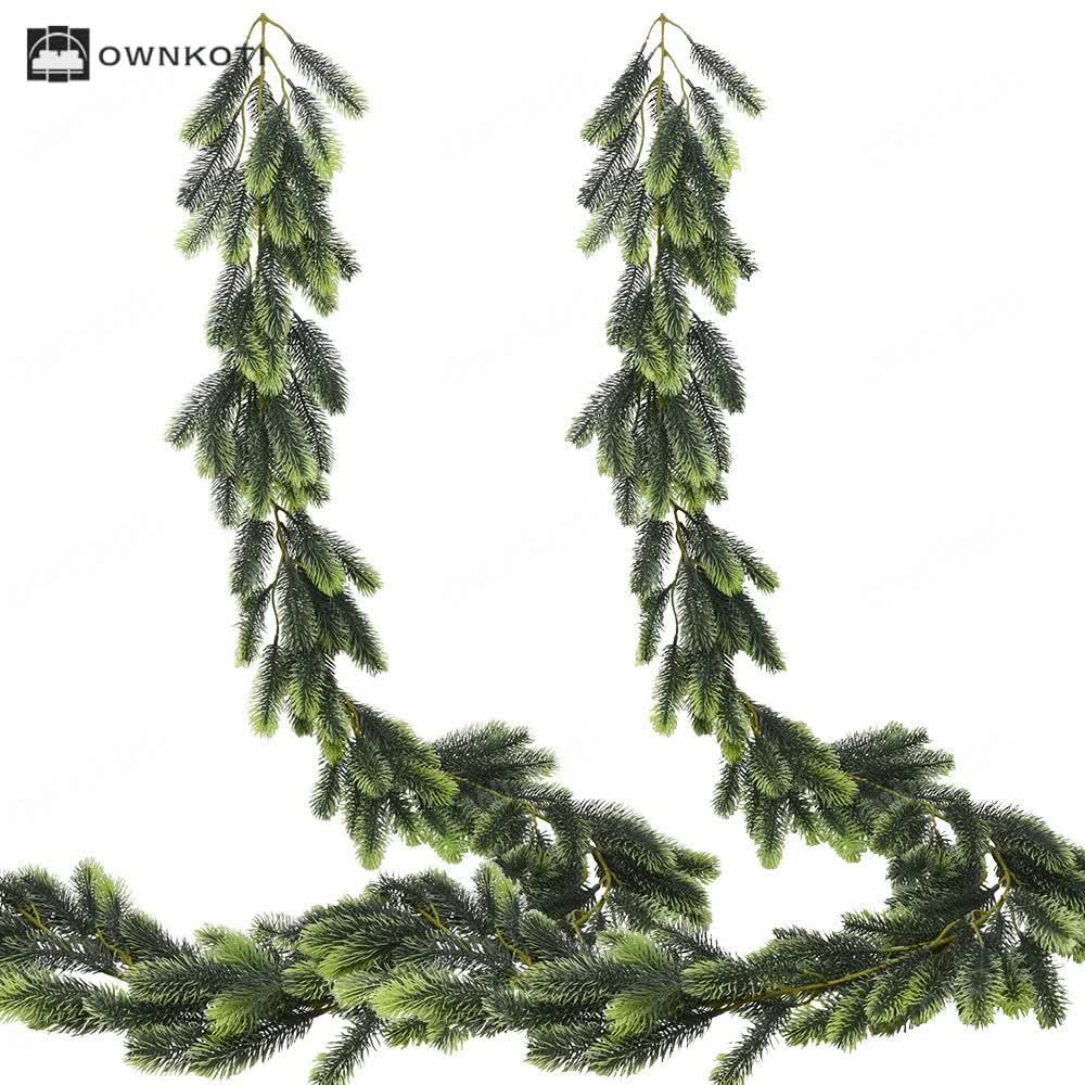 Artificial Garland Pine Needles Holiday Decor