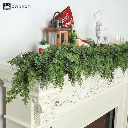 Pine Garland Christmas Festive Decoration