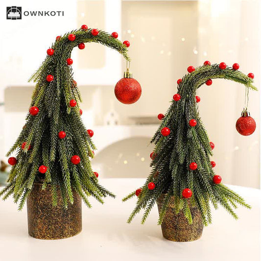 Christmas Tree Potted Home Decoration