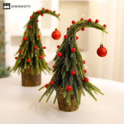 Christmas Tree Potted Home Decoration