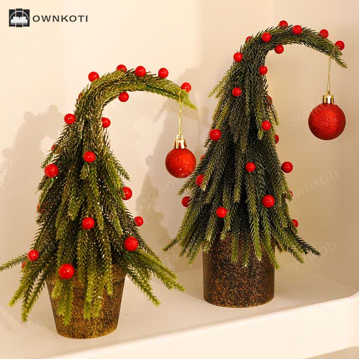 Christmas Tree Potted Home Decoration