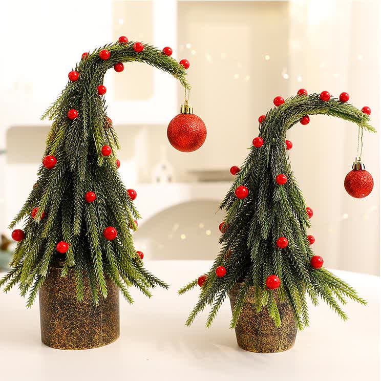 Christmas Tree Potted Home Decoration  - image 0