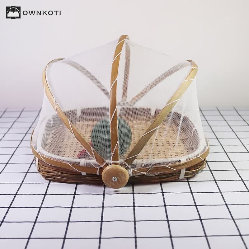 Bamboo Woven Handmade Household Basket