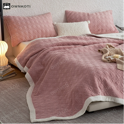 Diamond Texture Soft Throw Blanket