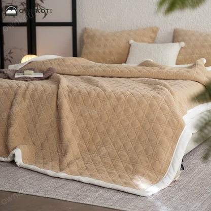 Diamond Texture Soft Throw Blanket