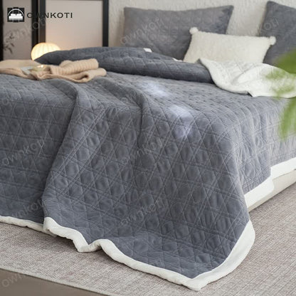 Diamond Texture Soft Throw Blanket