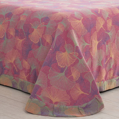 Button Ginkgo Leaf Cotton Bedding Set (4PCS) - image 29