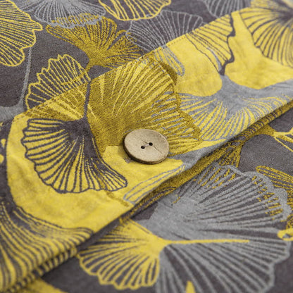 Button Ginkgo Leaf Cotton Bedding Set (4PCS) - image 20