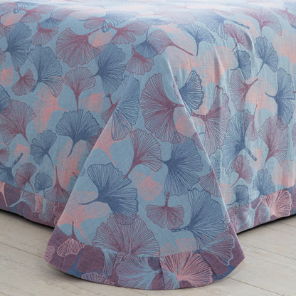 Button Ginkgo Leaf Cotton Bedding Set (4PCS) - image 41