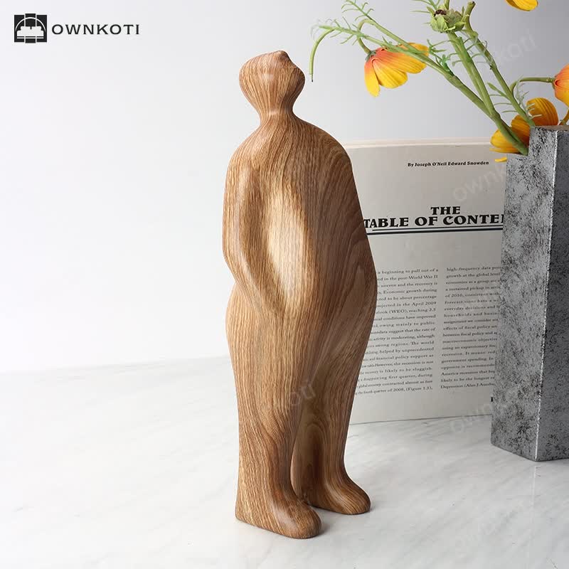 Wood Grain Figure Creative Decoration Ornament