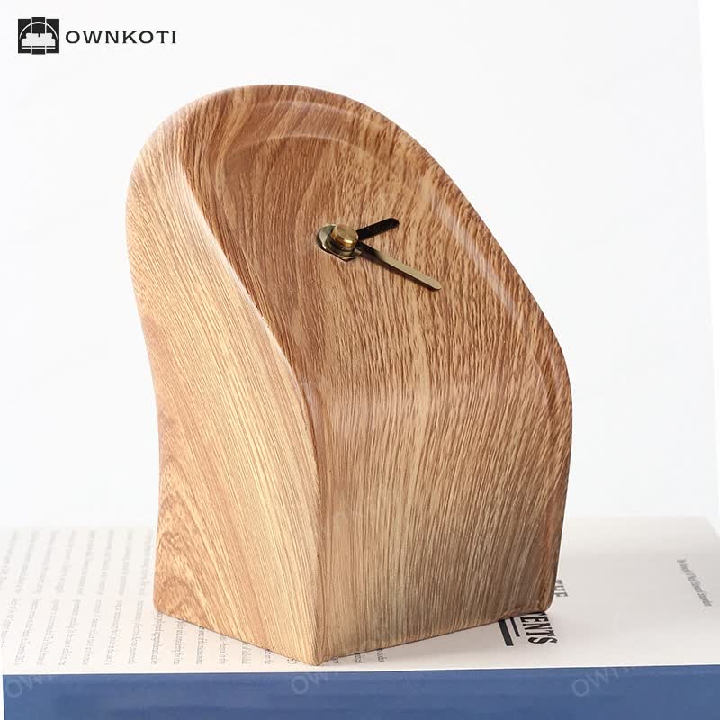 Creative Wood Grain Clock Ornament