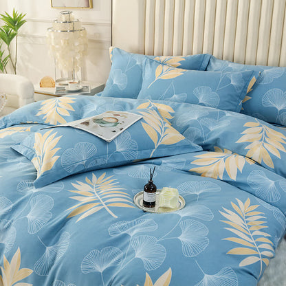 Rosemary Ginkgo Leaf Cotton Bedding Set (4PCS)