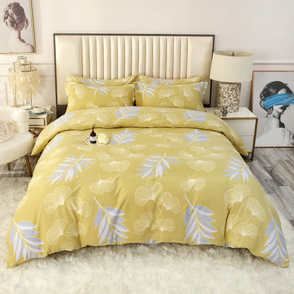 Rosemary Ginkgo Leaf Cotton Bedding Set (4PCS)