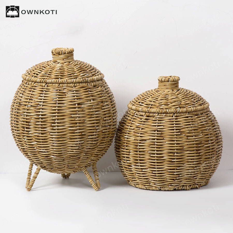 Handwoven Table Top Organiser Basket