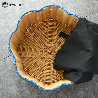 Handmade Rattan Simple Storage Basket